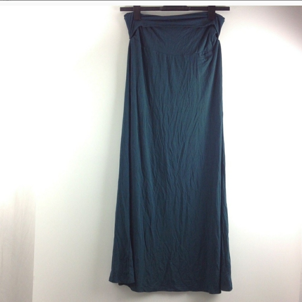 Kavu Women's Fold Over Waist Long Maxi Skirt XS